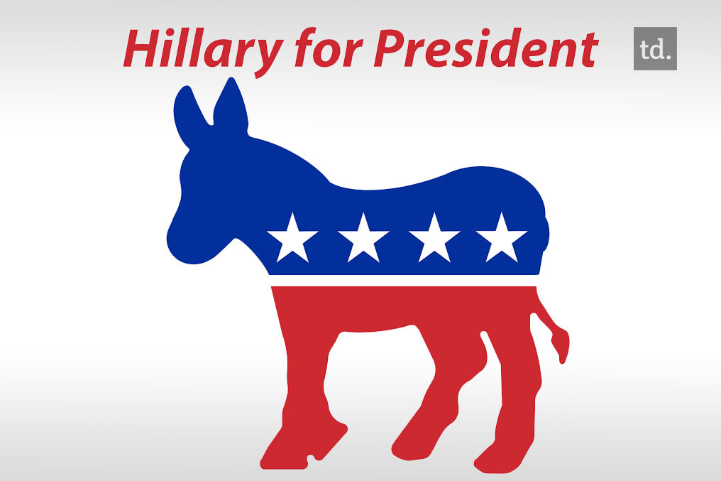 Hillary Clinton : 'Je suis candidate à la présidence'