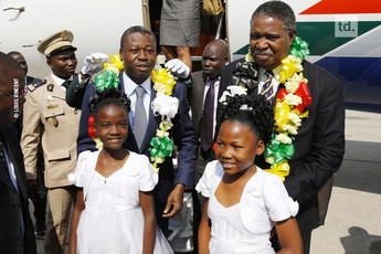 Faure Gnassingbé est arrivé à Harare