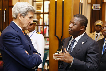 Kerry et Gnassingbé évoquent les défis sécuritaires 