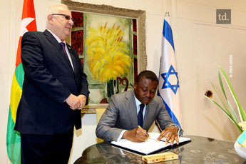 Le président de l'Etat d'Israël accueille son homologue togolais 