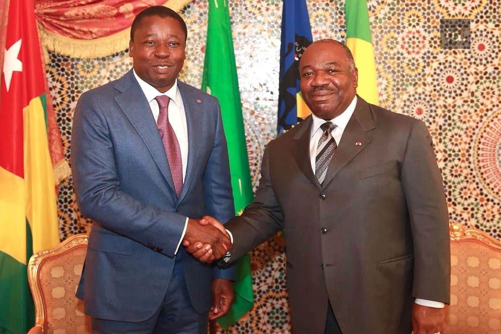 Le président gabonais accueille son homologue togolais 