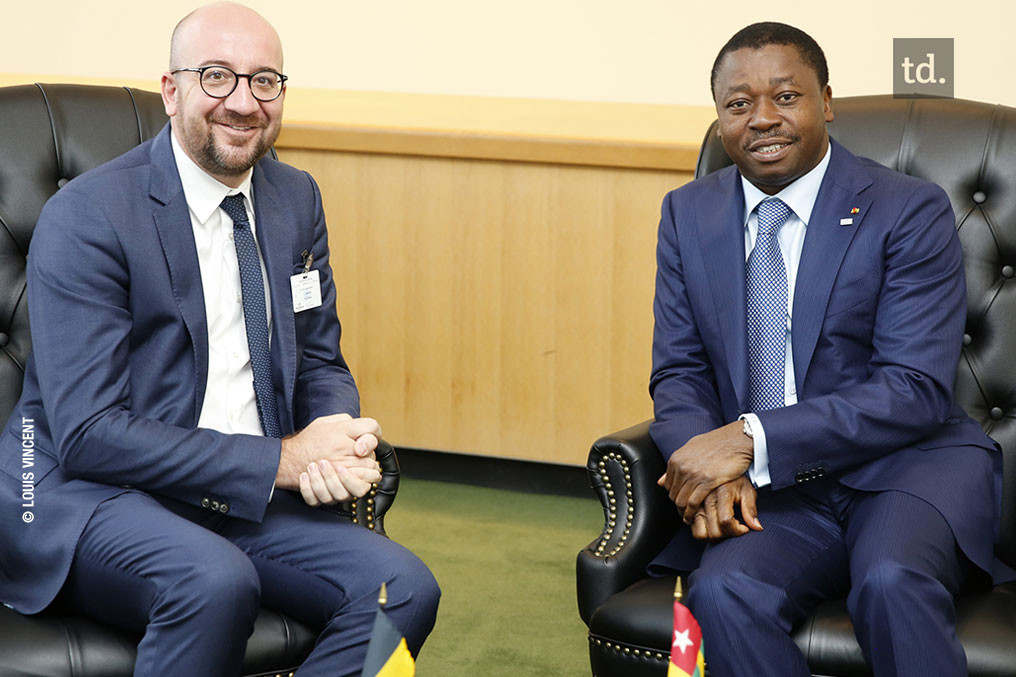 Le président togolais reçoit Charles Michel