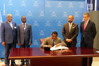 Le Togo a signé l'accord de Paris sur le climat