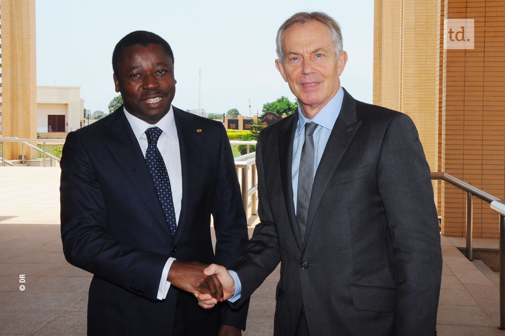 Visite de Tony Blair à Lomé 