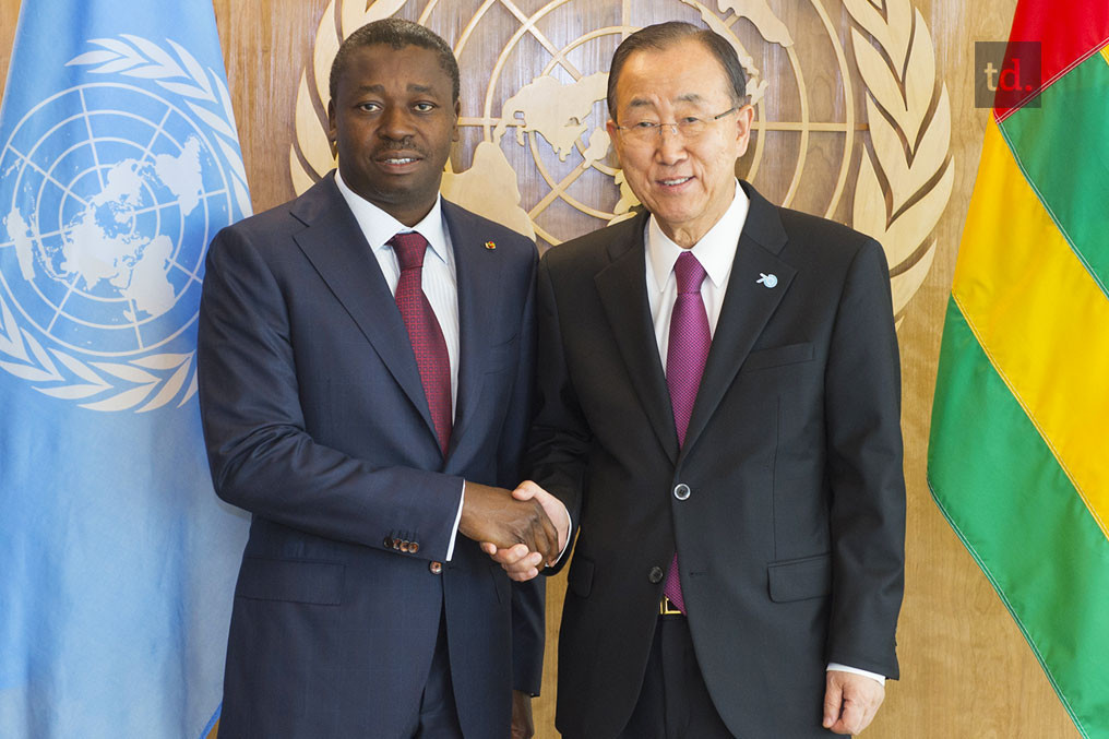 Le président togolais s'entretient avec Ban Ki-moon