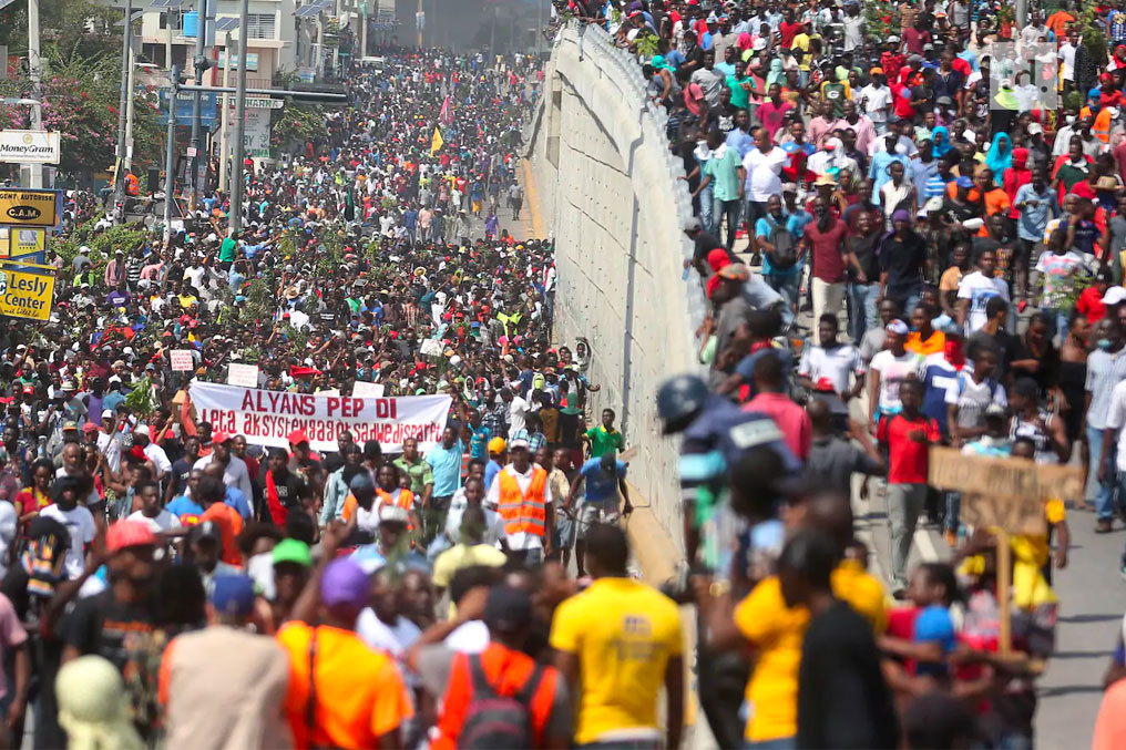 Colère populaire en Haïti 