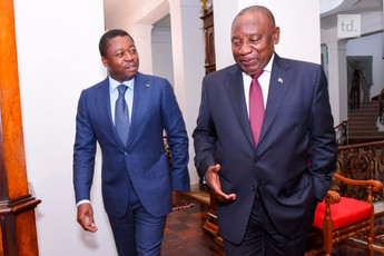 Cyril Ramaphosa reçoit le président togolais 