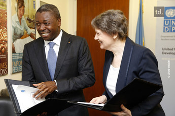 Faure Gnassingbé à New York pour les 50 ans du PNUD