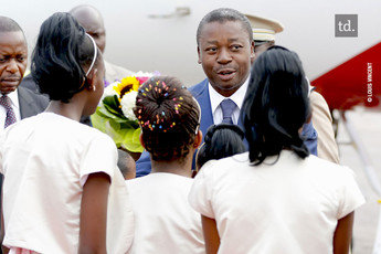 Jeux africains : arrivée du président togolais au Congo