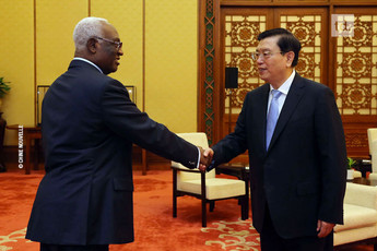 Le président de l'Assemblée nationale à Beijing 