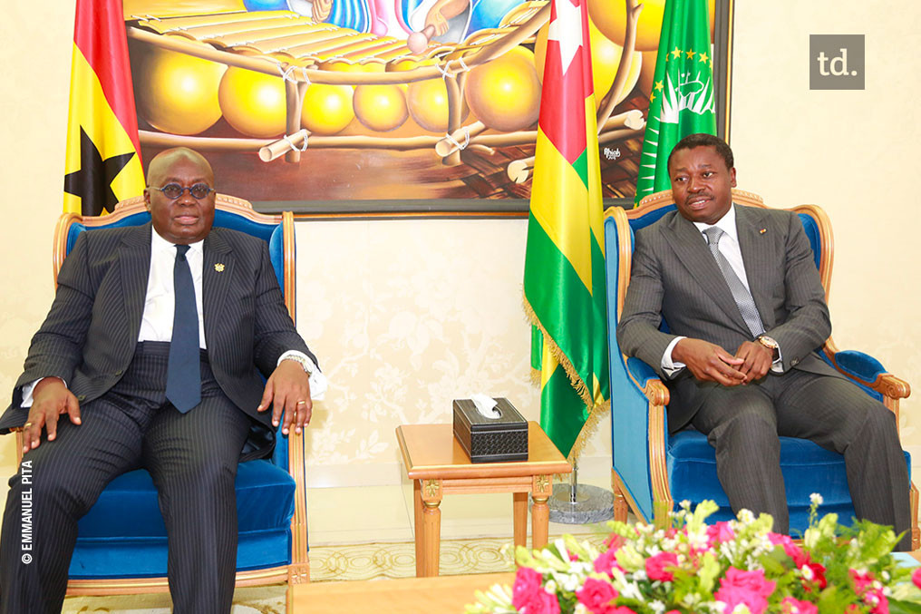 Le président ghanéen en déplacement à Lomé 