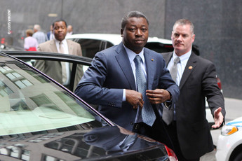 Le président togolais est arrivé à New-York