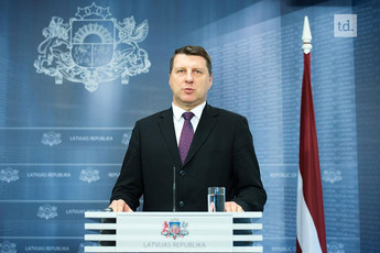 Message au nouveau président letton 