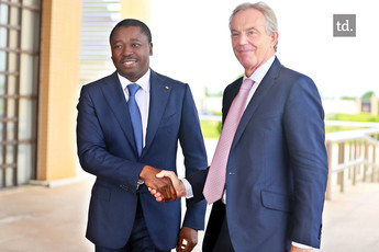 Visite de Tony Blair 