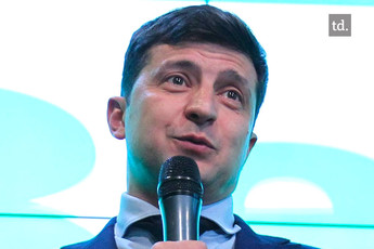 Ukraine : Volodymyr Zelensky arrive en tête 