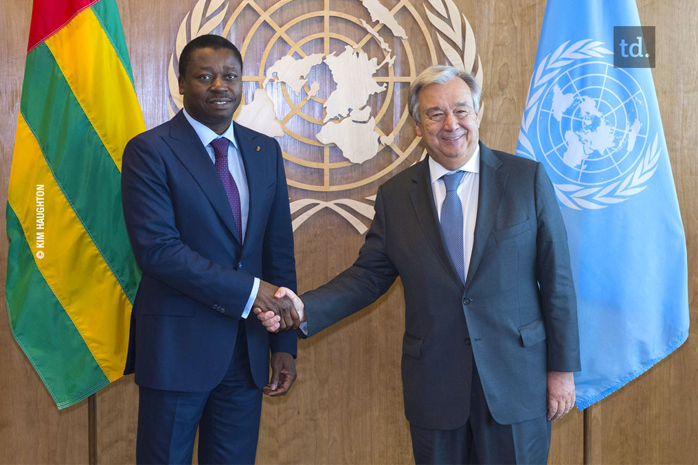Entretien entre Faure Gnassingbé et le secrétaire général de l'ONU