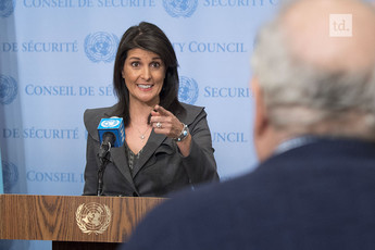 Nikki Haley rencontre le groupe africain 